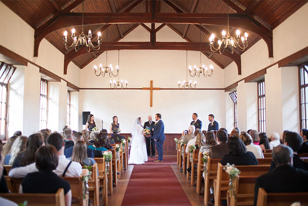 Wedding Ceremony in Chapel at The Range Cape Town 