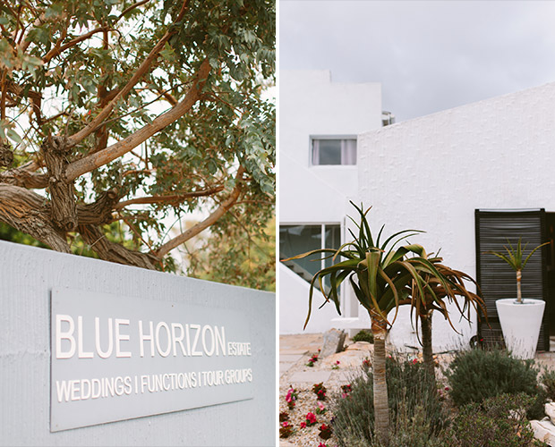 Entrance to Blue Horizon Cape Town Wedding Venue