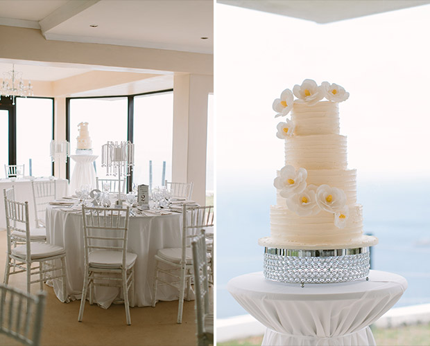 Wedding Reception Decor and Wedding Cake