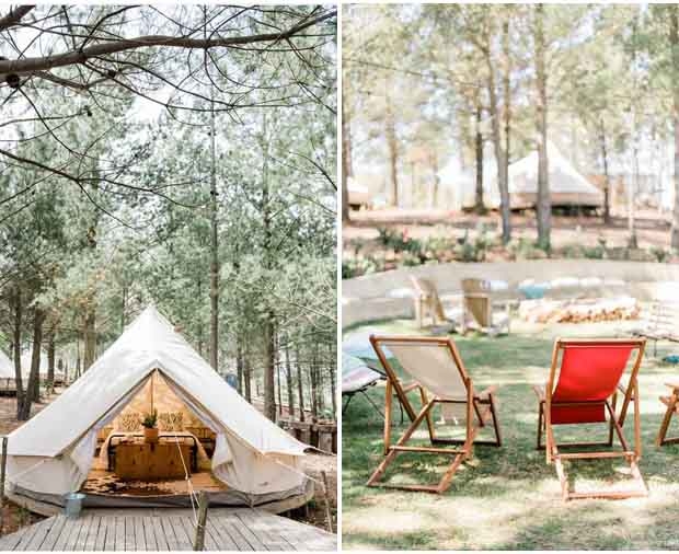 Glamping wedding clearance venues